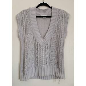 Light Blue Vintage Jamie Scott V-Neck Sweater Vest S